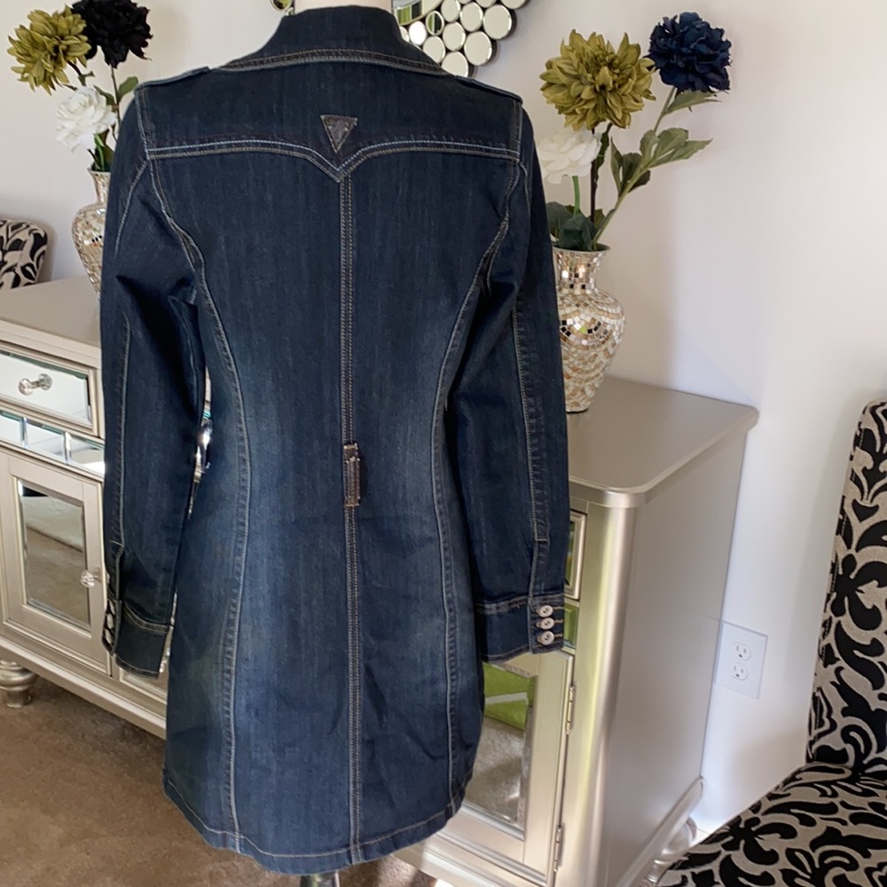 Denim Coat Dress - Picture 5 of 6